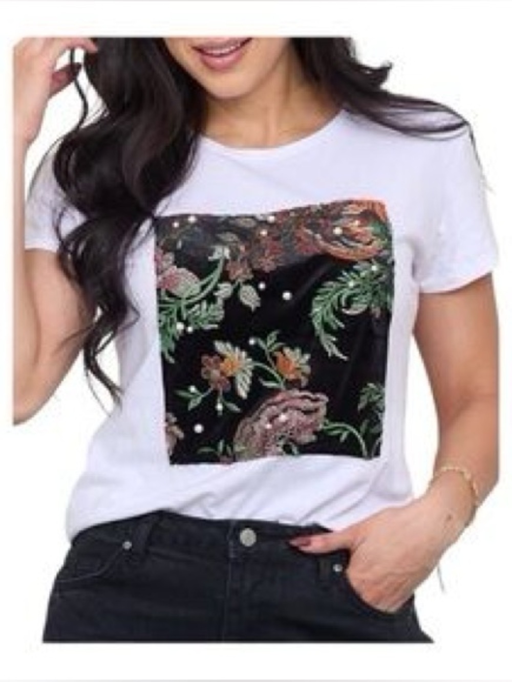 ZARA TSHIRT EMBROIDERY